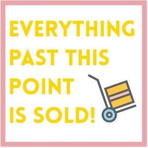 Everything beyond this is sold out!